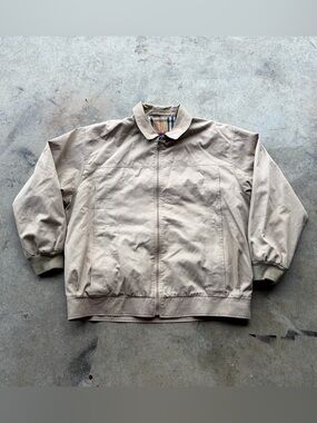 Mens Burberry Harrington Jacket Casuals 90s Vintage Football Terrace